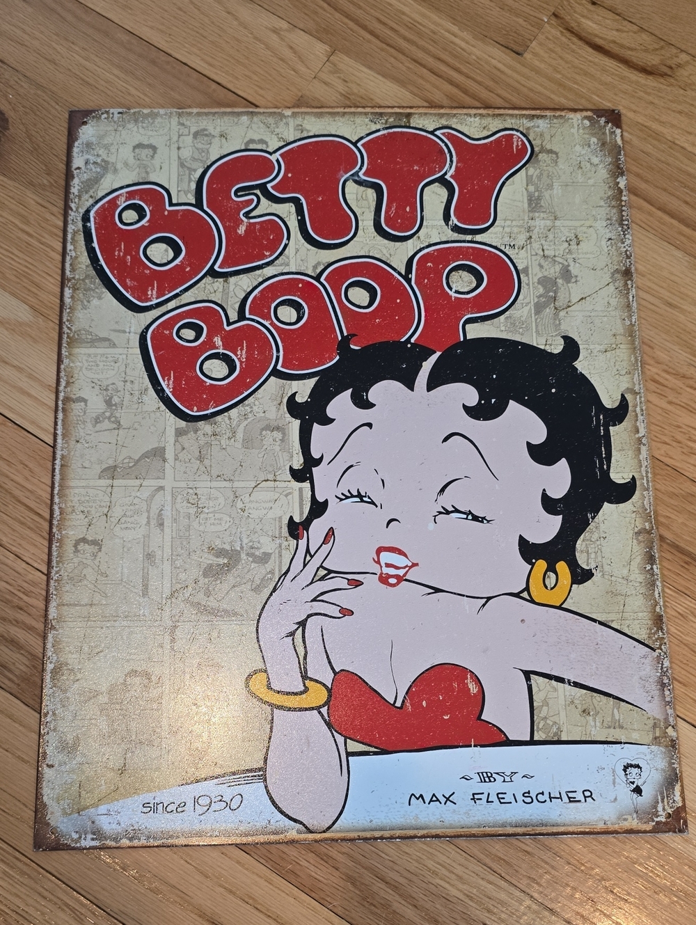 Betty Boop Metal Poster